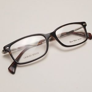 Brown Armani frames
